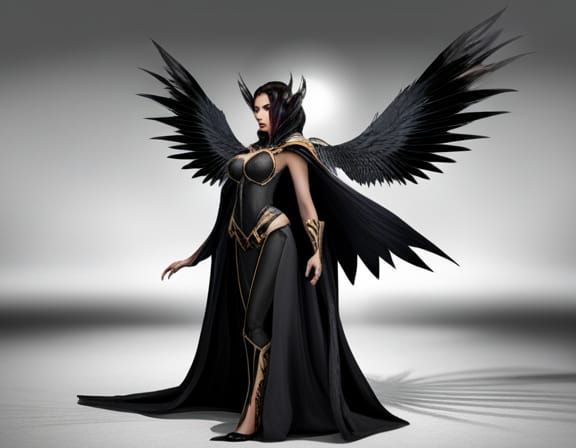 Dark Queen with winged cape