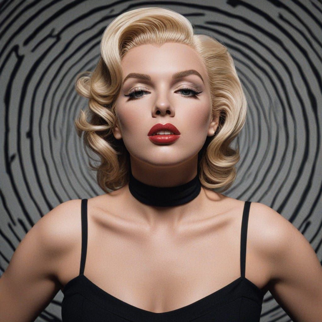Hypnotic Marilyn Monroe Portrait