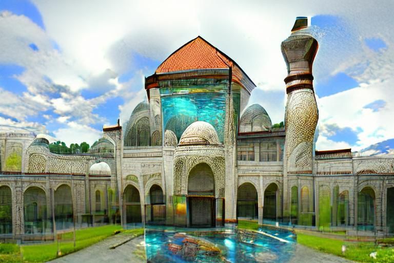 Sultan Abdullah Mosque Museum: Art Nouveau Rococo Architectu...