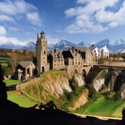 AI Realization of a Picturesque Scene