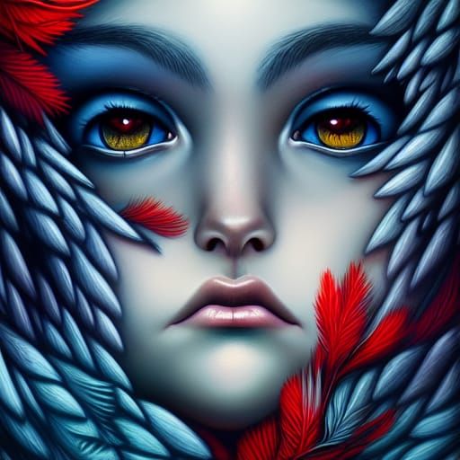 Hunter's Gaze: Detailed Fantasy Portrait in 8k