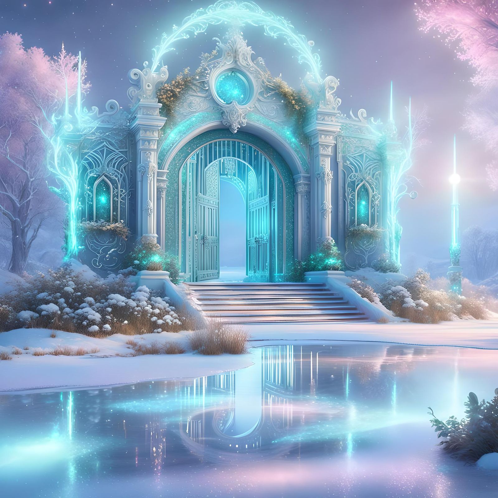 Magical Rococo Gateway to a Fantasy Realm