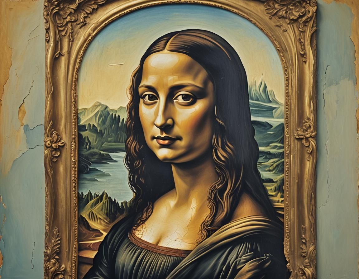 Surreal Mona Lisa in Salvador Dali Style