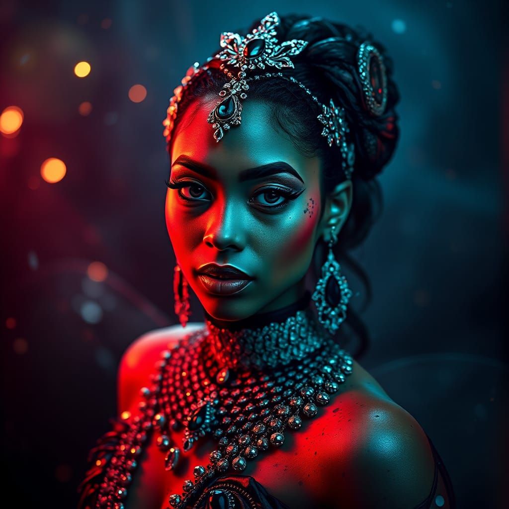 Ice Spice in Opulent Jewelry Nouveau