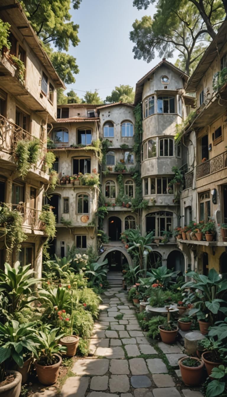 Old House in New Age Damanhur Style