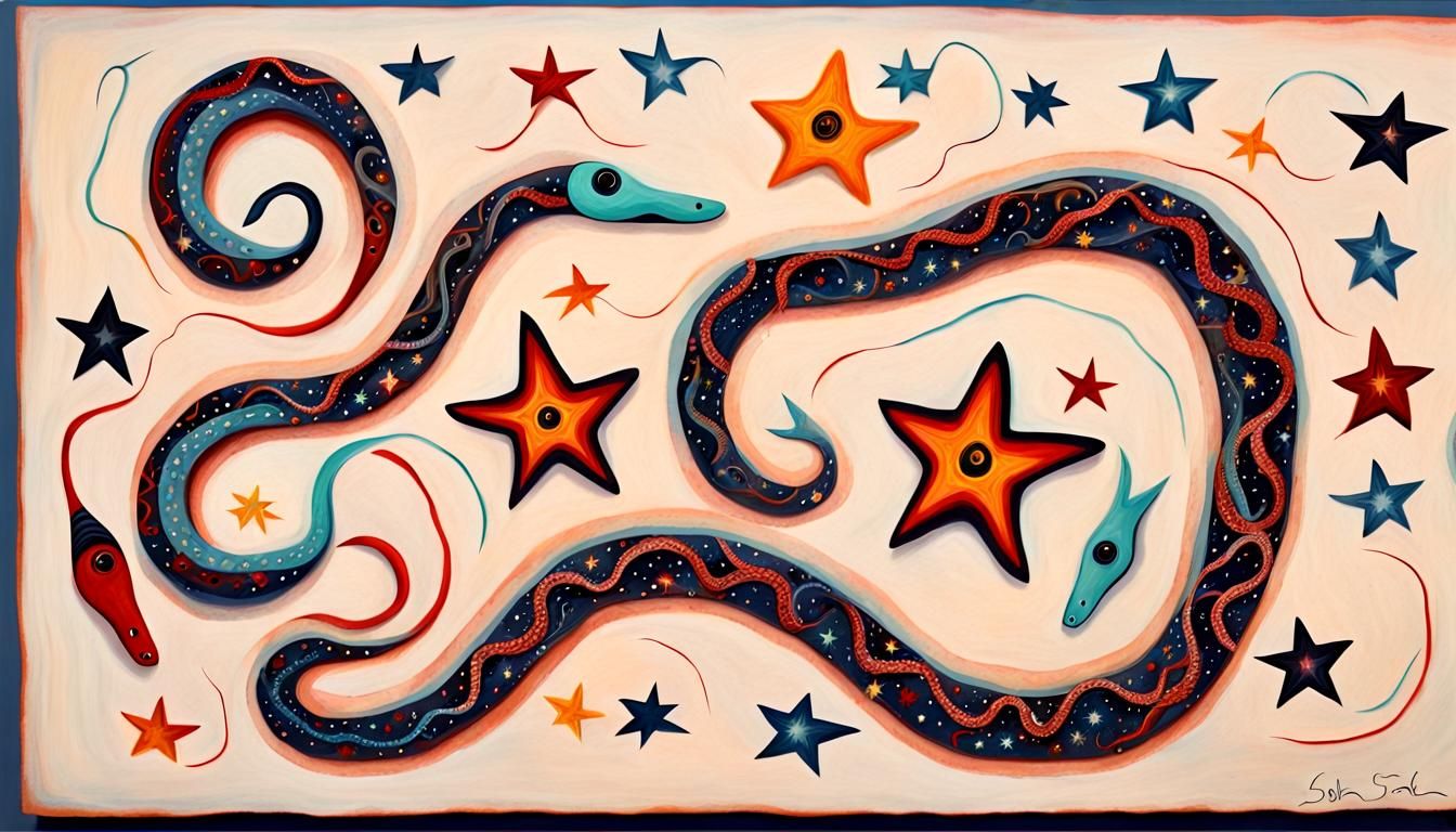 Electromagnetic Jelly Snake Coils Around Newborn Stars