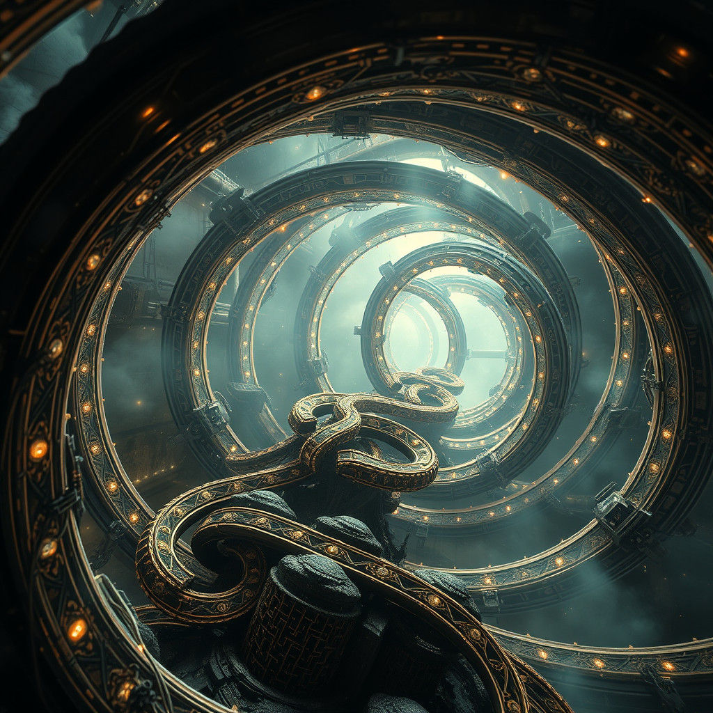 Ethereal Infinite Loops in High Dynamic Range