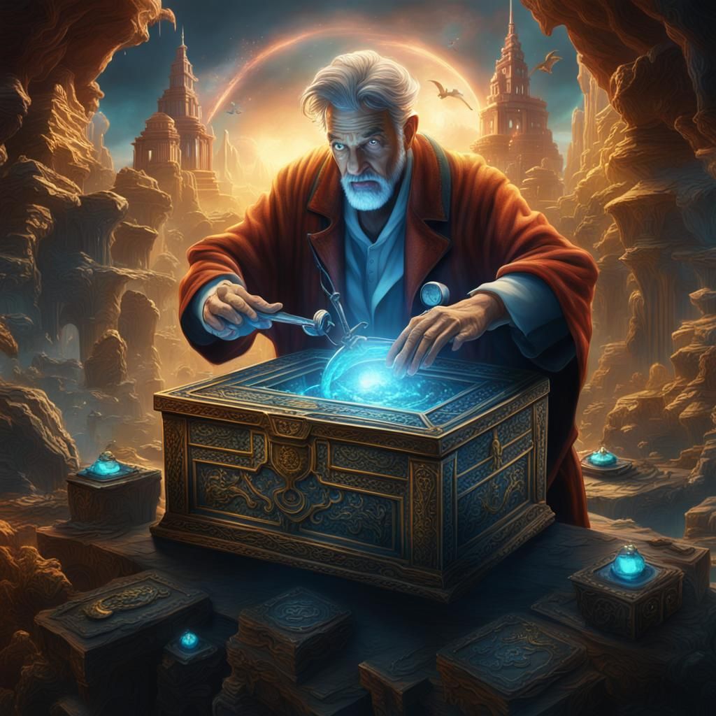 Doctor Opens Pandora's Box: Detailed Matte Painting