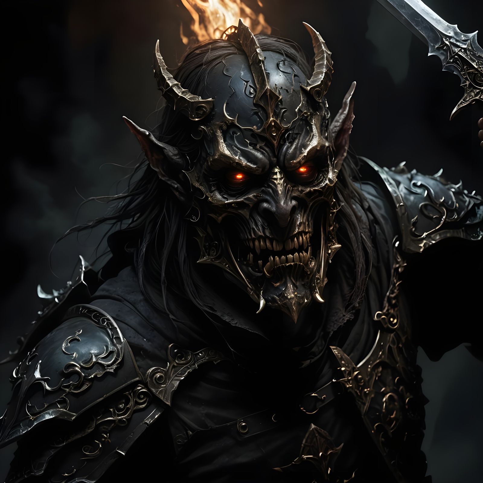 Epic Fantasy Villain Inspired by Elden Ring