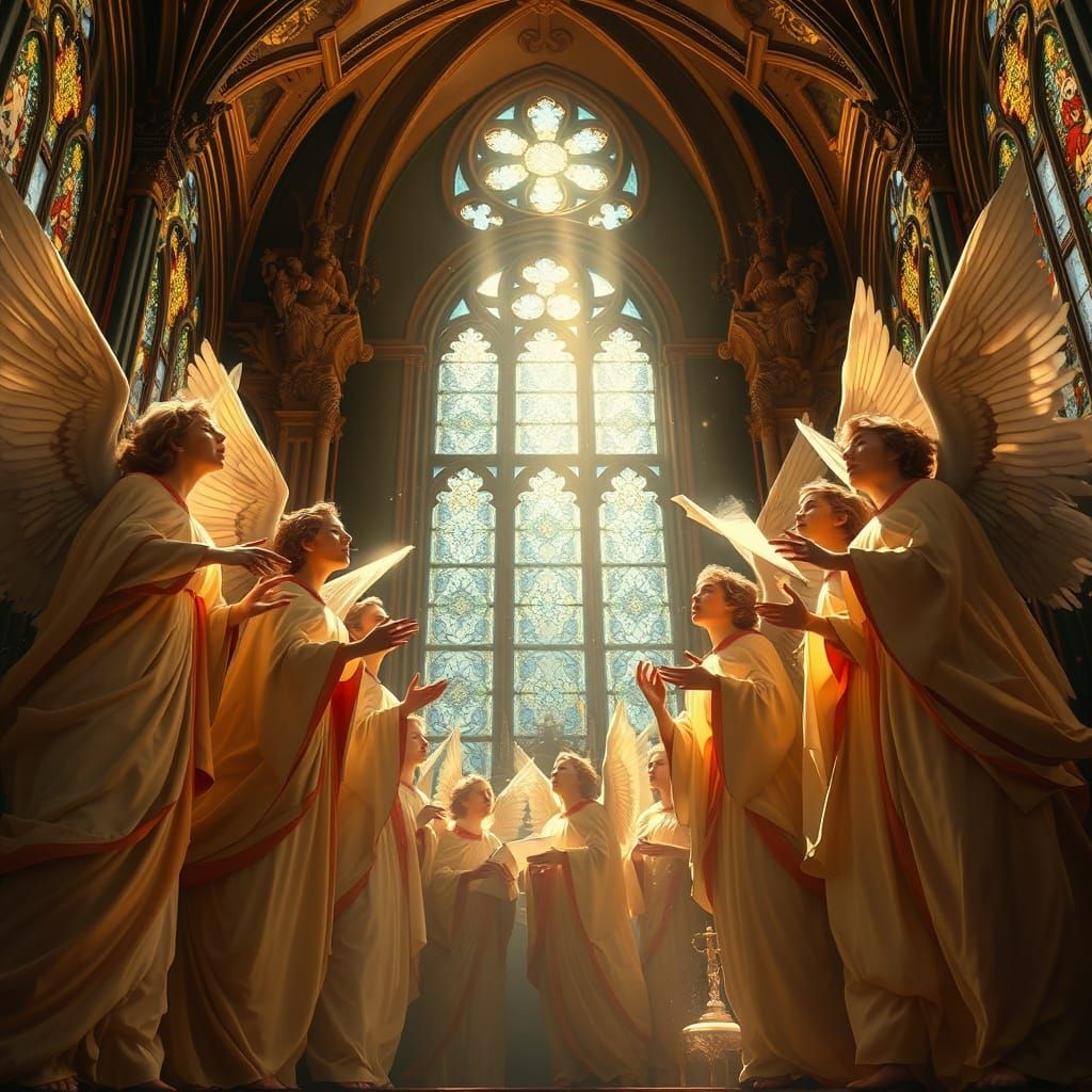 Celestial Choir Sings in Ethereal Loft