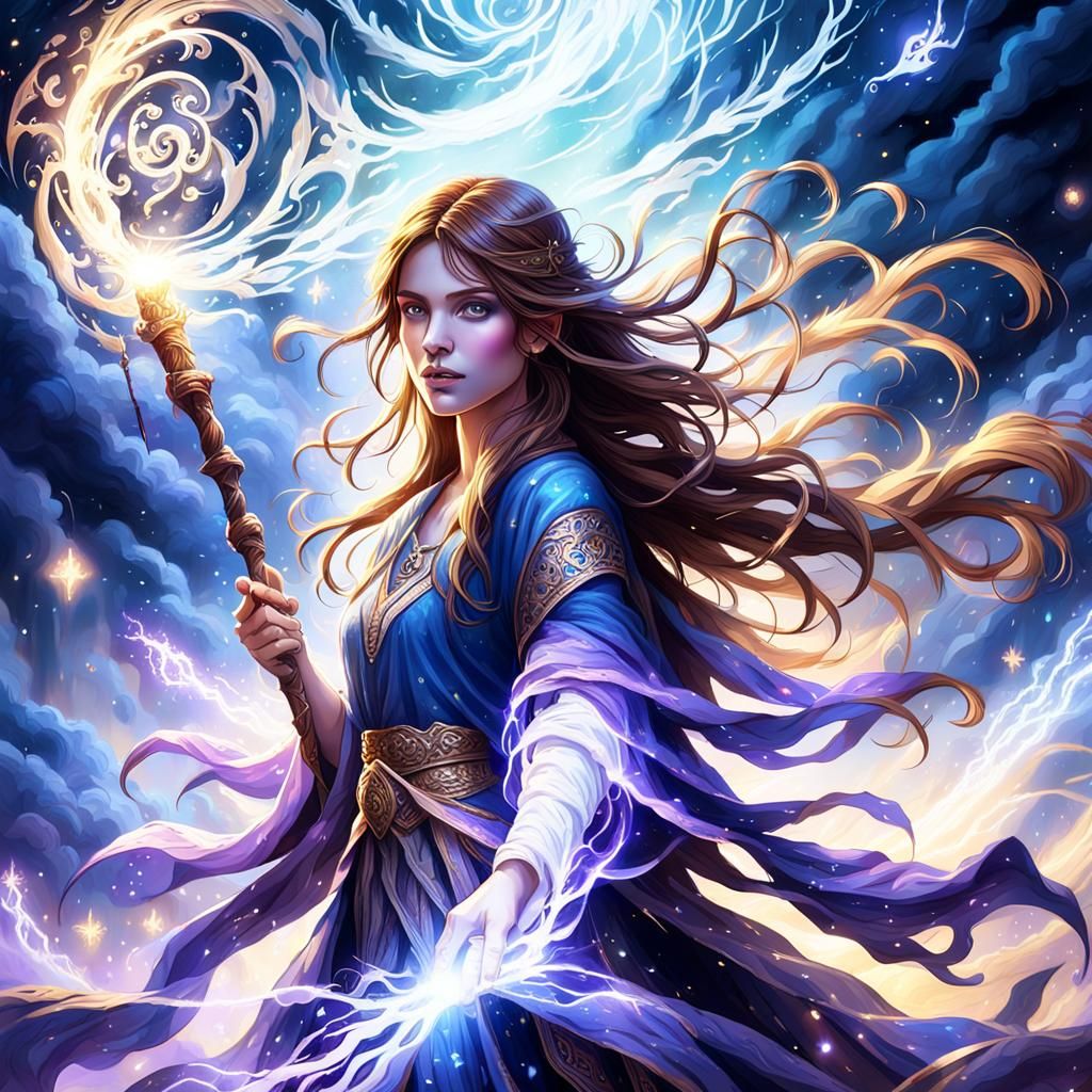 Mystical Goddess of Air Concept Art
