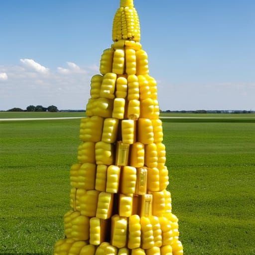 Corn Robot: An AI Generated Image
