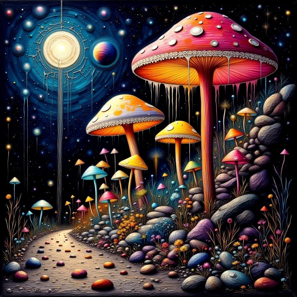 Breathtaking Mushroom Landscape