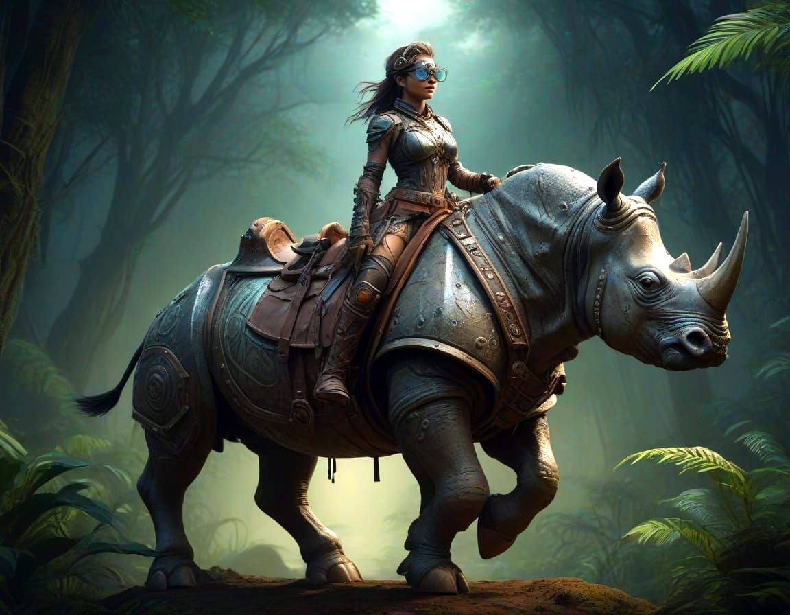 Jungle patrol :::::: 🦏🌴🌴