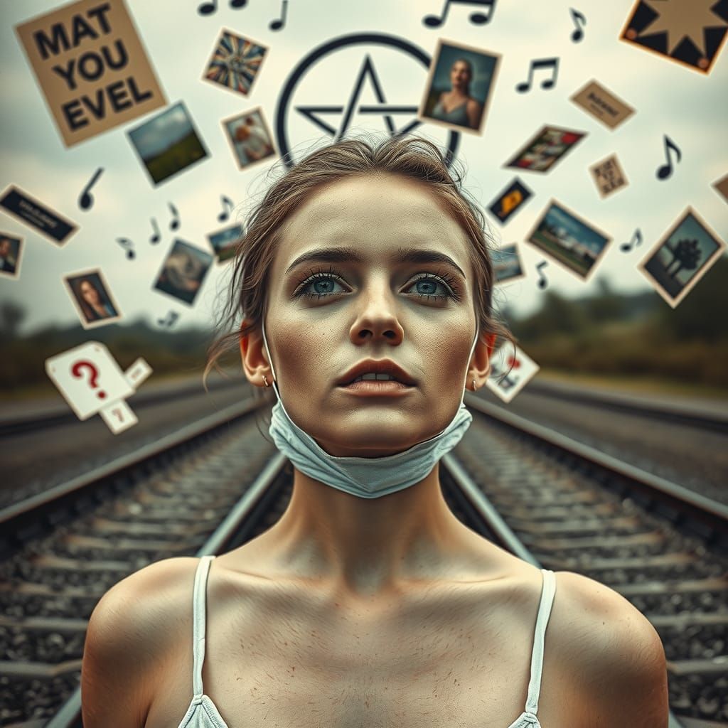 Model on Surreal Journey