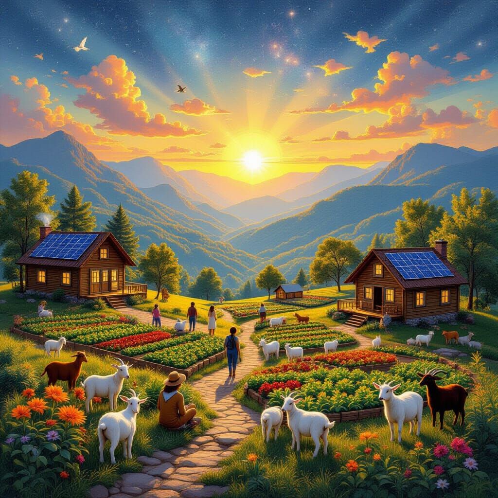 Appalachian Paradise: A Holographic Astral Vision