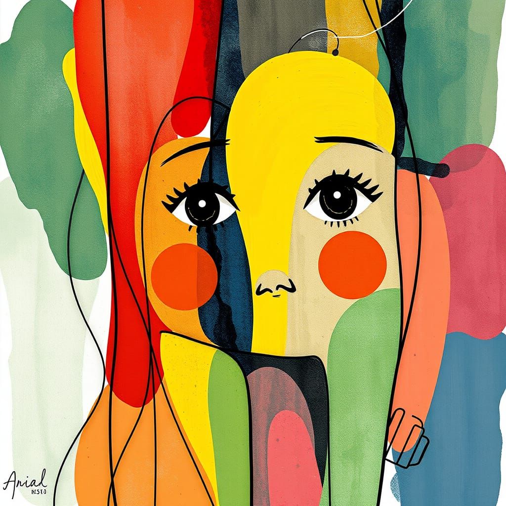Abstract Art Illustration for Children