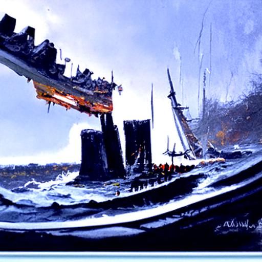 The FNF Hanaro is boarded by Robot Rock, 641AC