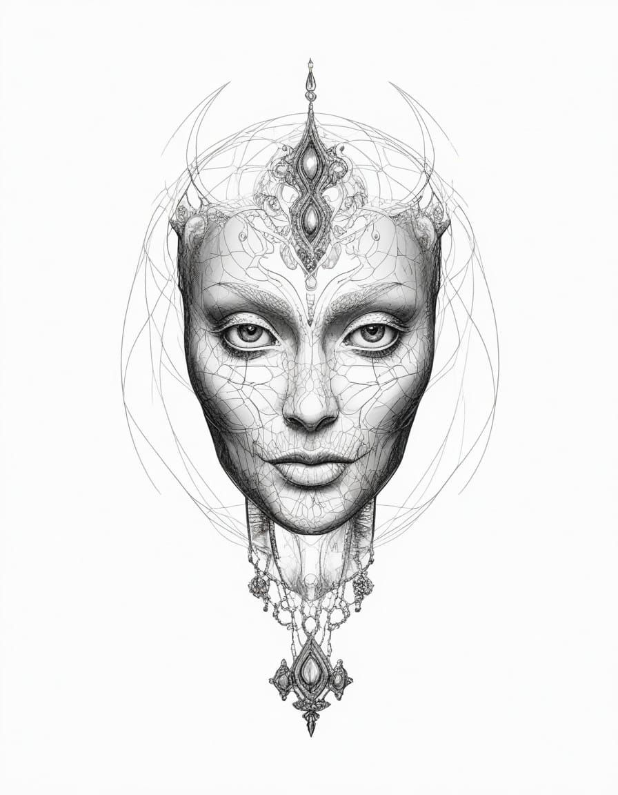 Supersized Webvixen Studies Ancient Grimoire in Dimly Lit St...