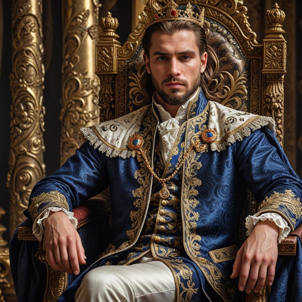 Regal Majesty in Baroque Splendor