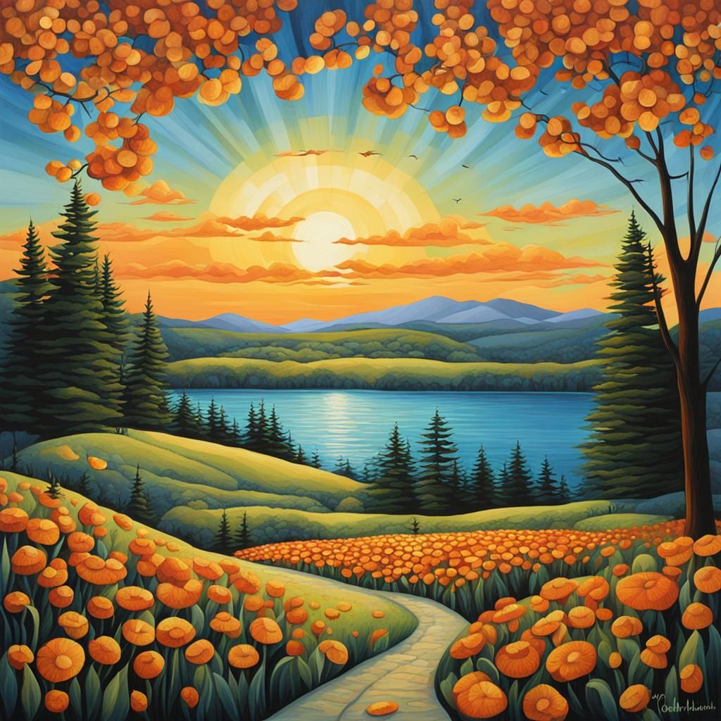 Abstract Portrait Inspired by Horvath Buchanan