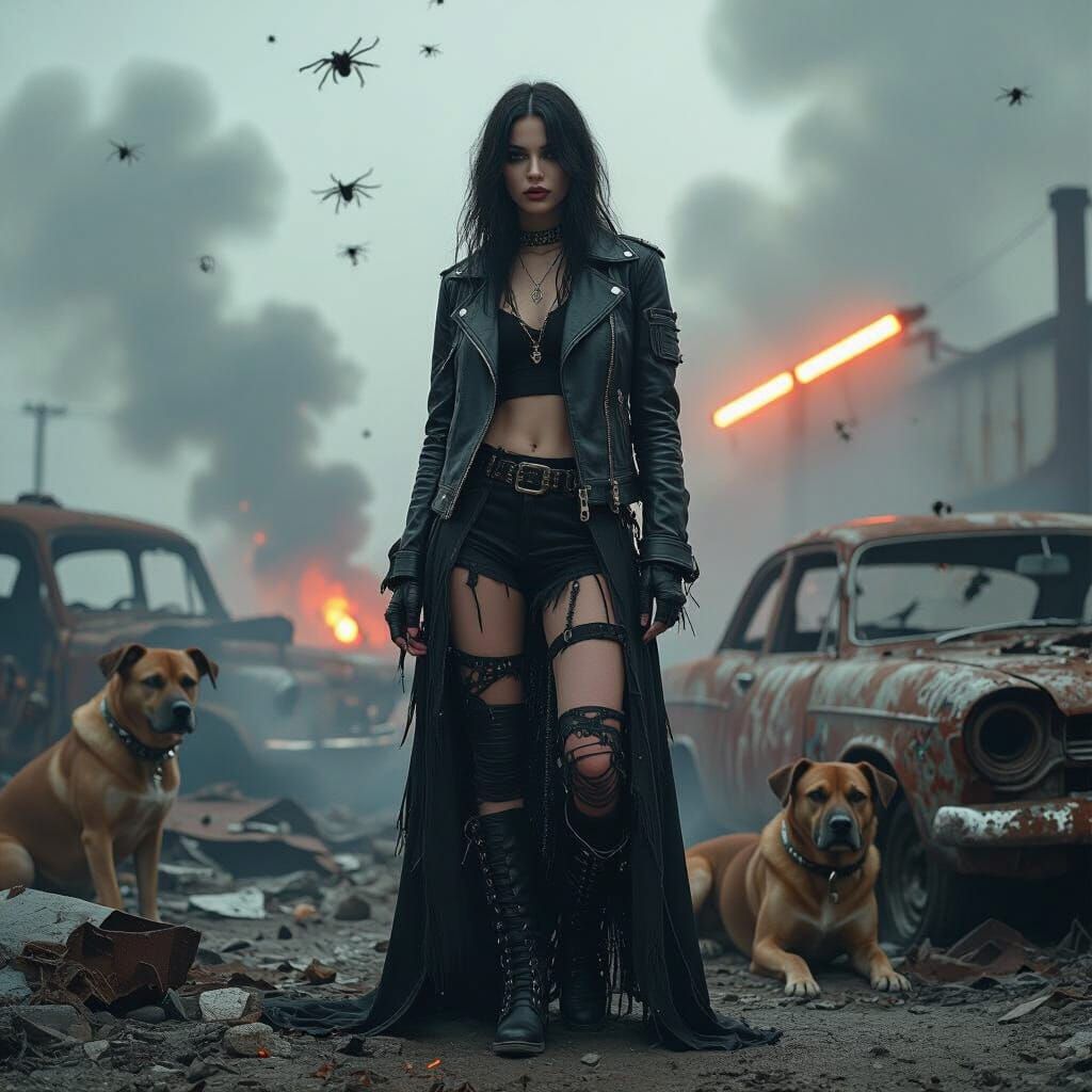 Gothic Model in Dystopian Industrial Wasteland