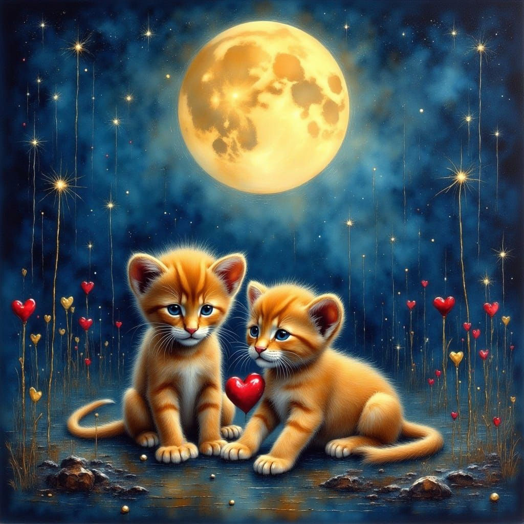 Moonlight Kittens