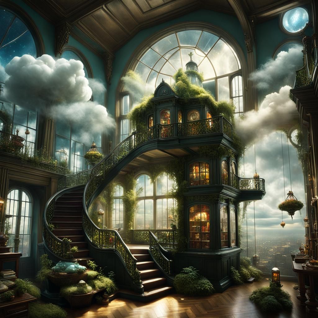 Dream Room: Weather Systems in Sci-Fi Fantasy Art