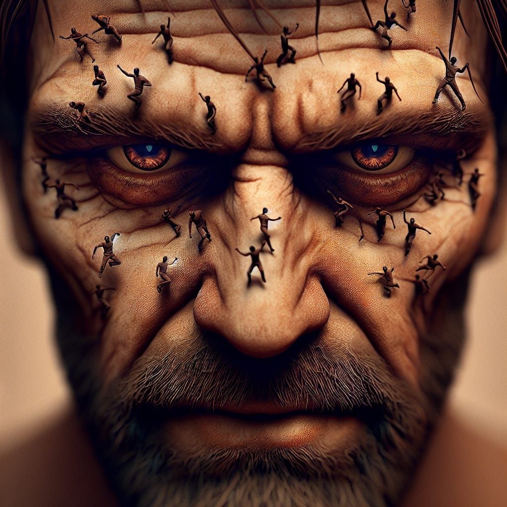 Giant's Face Parkour: Shadow and Light