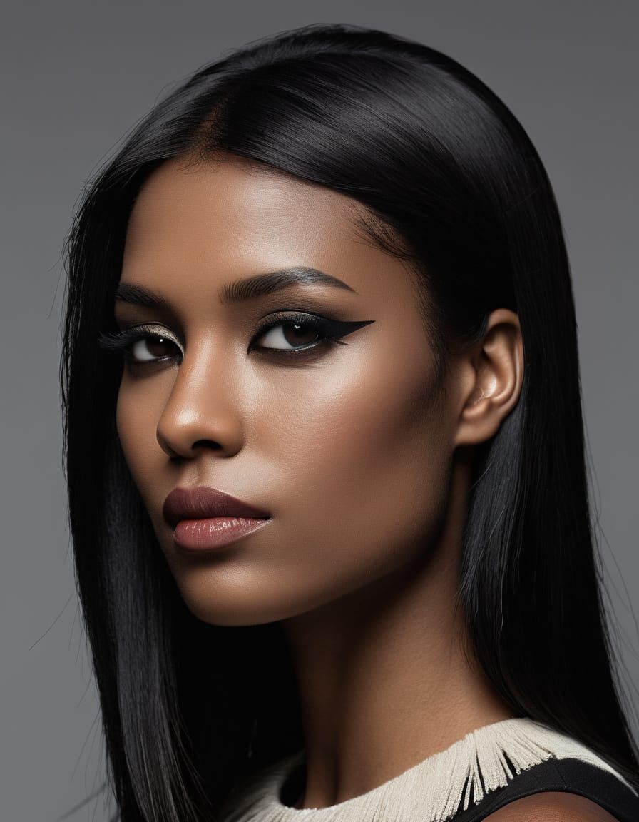 Elegant Contemporary Portrait of a Young Woman