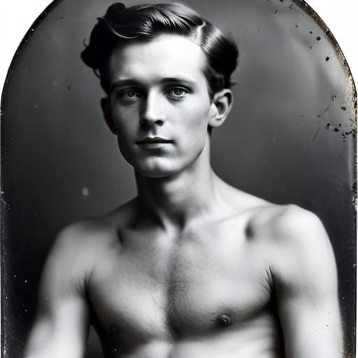 Victorian Portrait of a Handsome Young Man