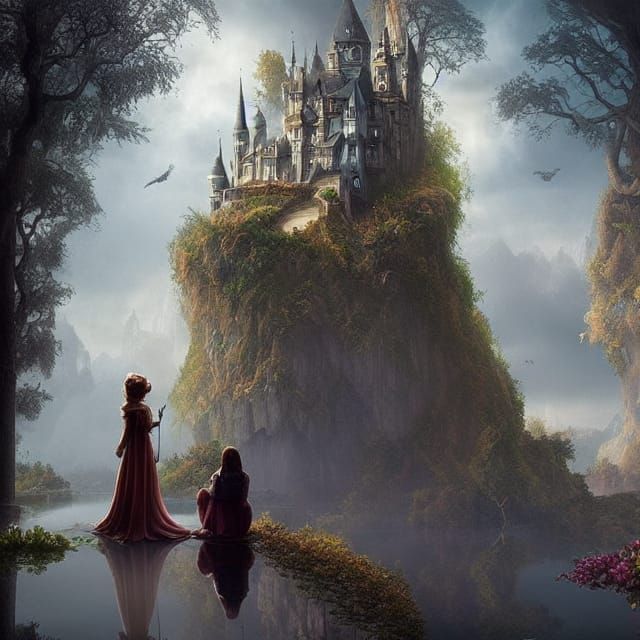 Fairy Tale World: Cell Phones in Digital Painting