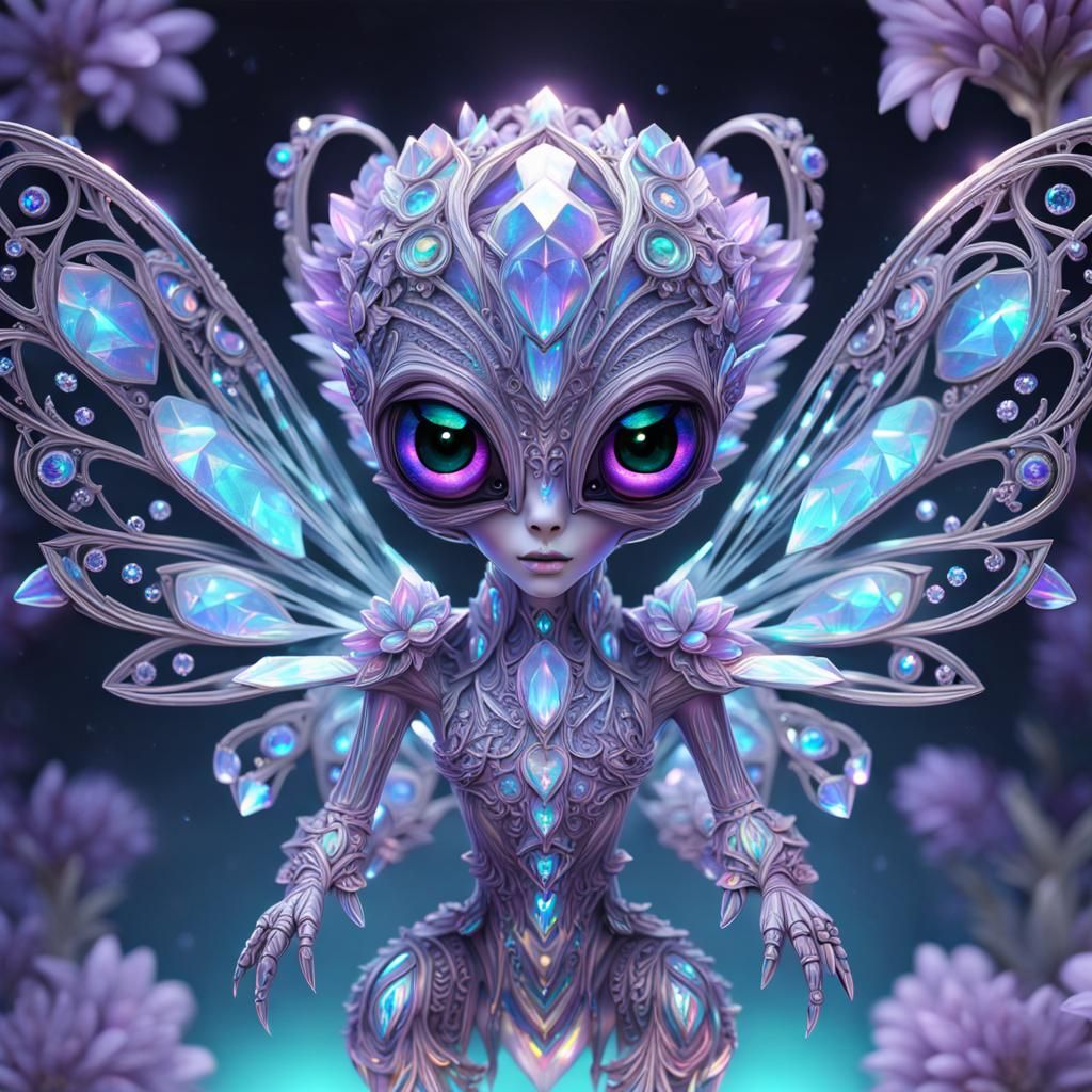 Holographic Crystals on Alien