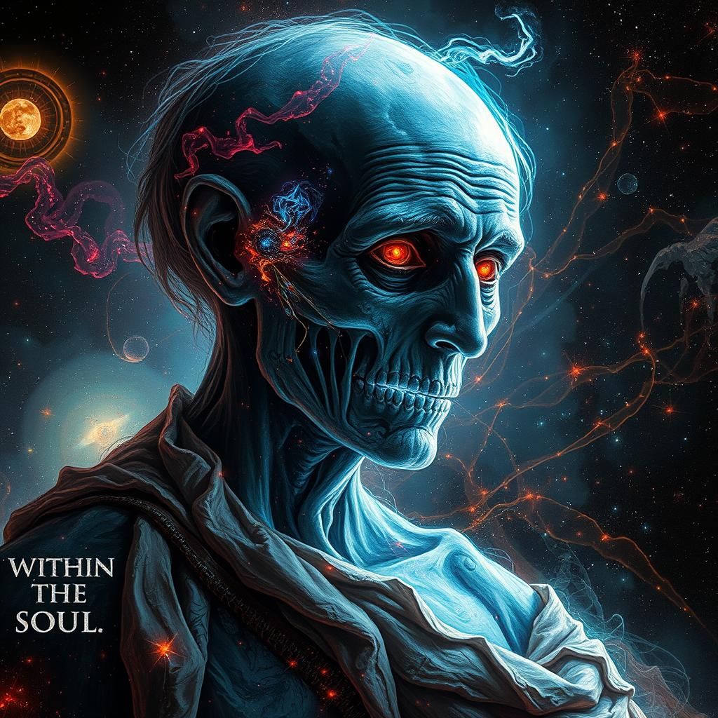 Astral Cosmic Art: Damaged Spirit in Holographic Illustratio...