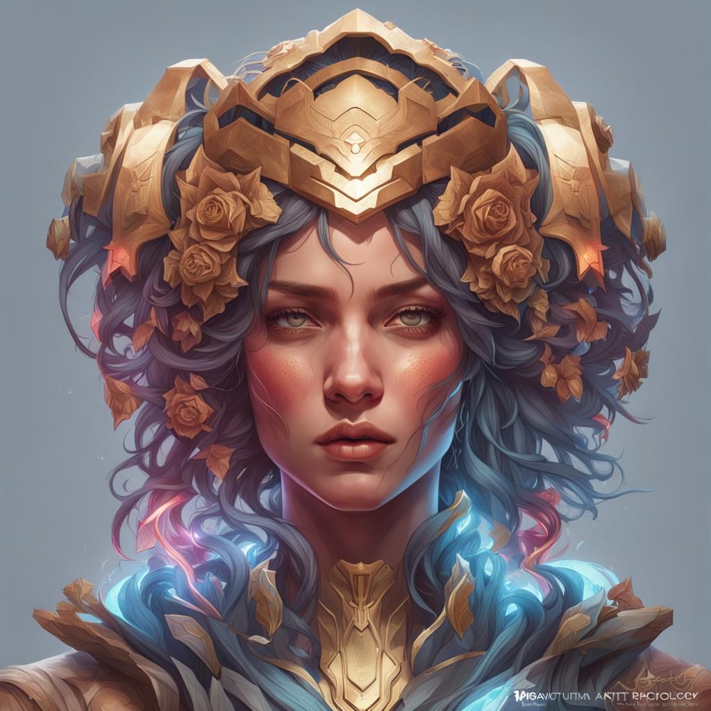 Hyperdetailed Portrait with Dynamic Lighting in 8K