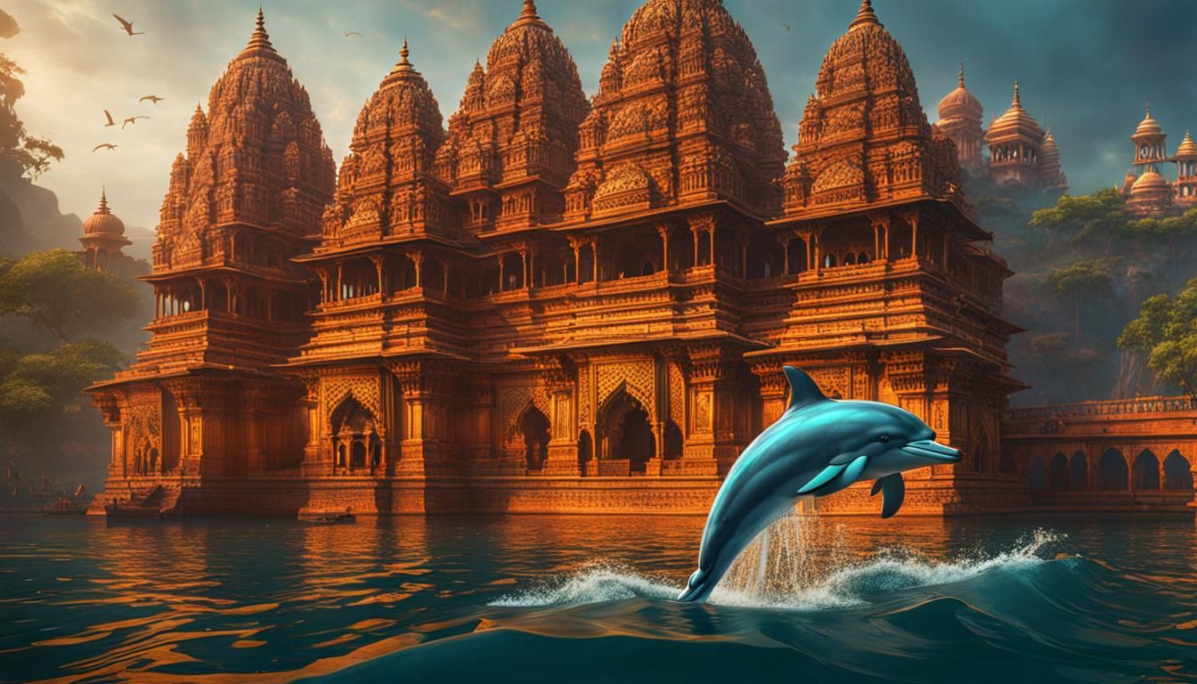 Dolphins of Ganga in varanasi