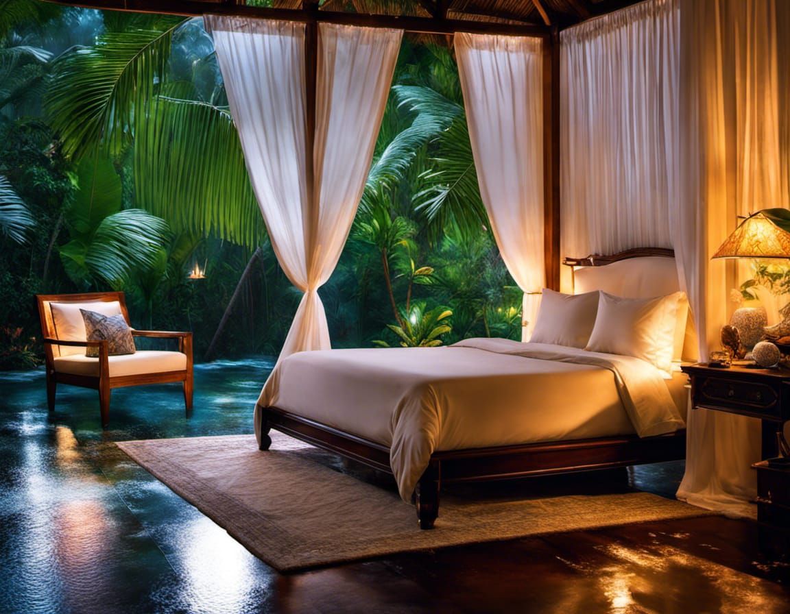 Dream Bedroom: Tropical Patio Bedroom