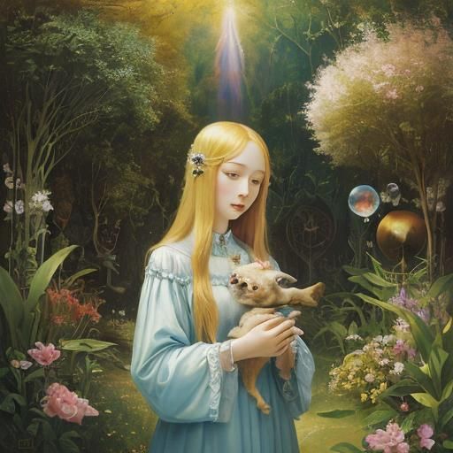 Surreal Dreamscape in Oil Painting Style