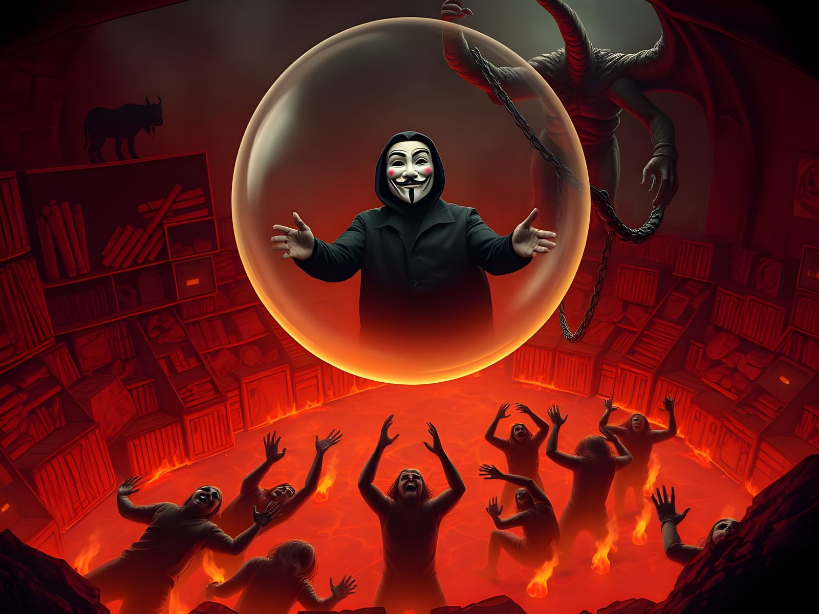 Can't touch Anonymous Ray in his invincible bubble