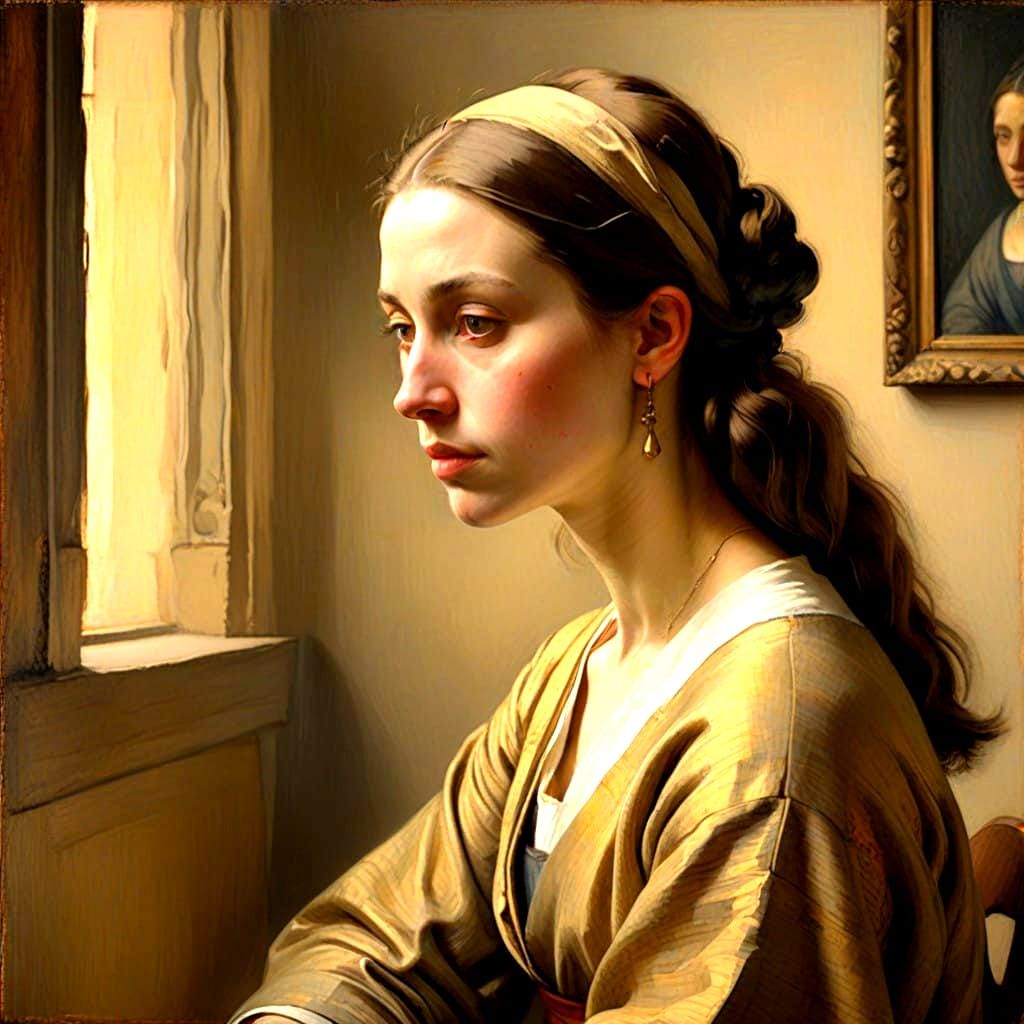 Captivating Portrait of Emotional Depth