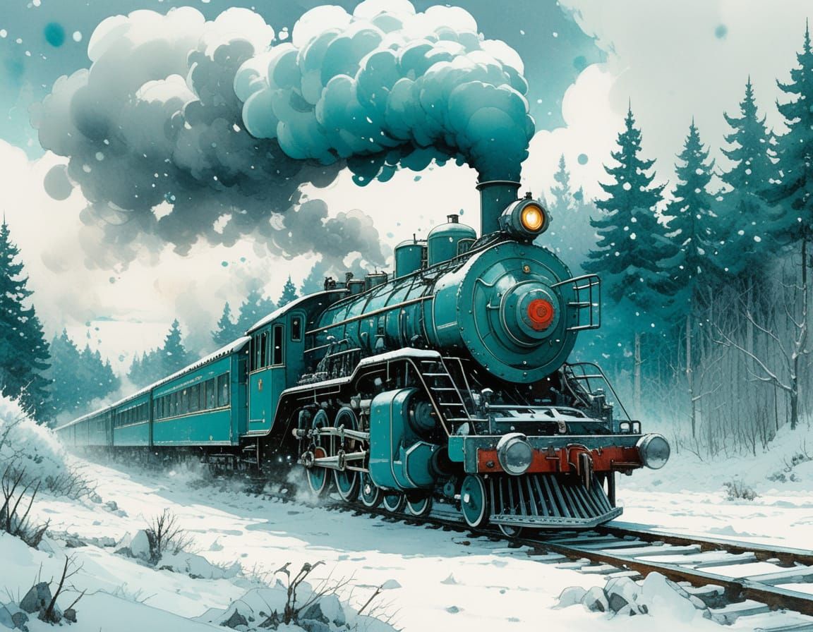Winter train