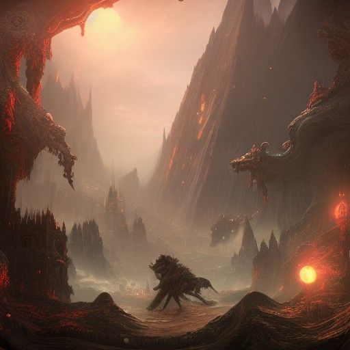 Asmodeus Fantasy Concept Art in Unreal Engine