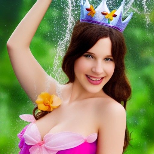 Satirical AI Art: Fairytale Princess Pageant