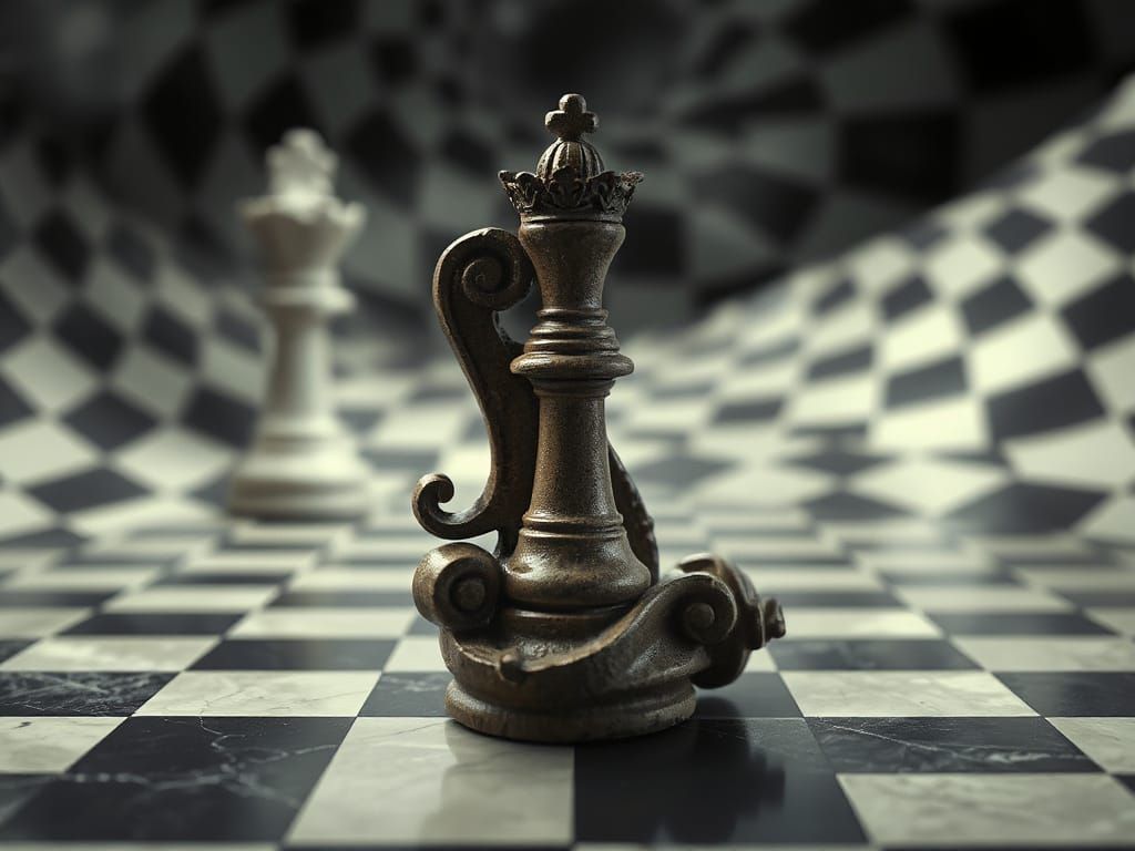 Intricately Carved Chess Queen