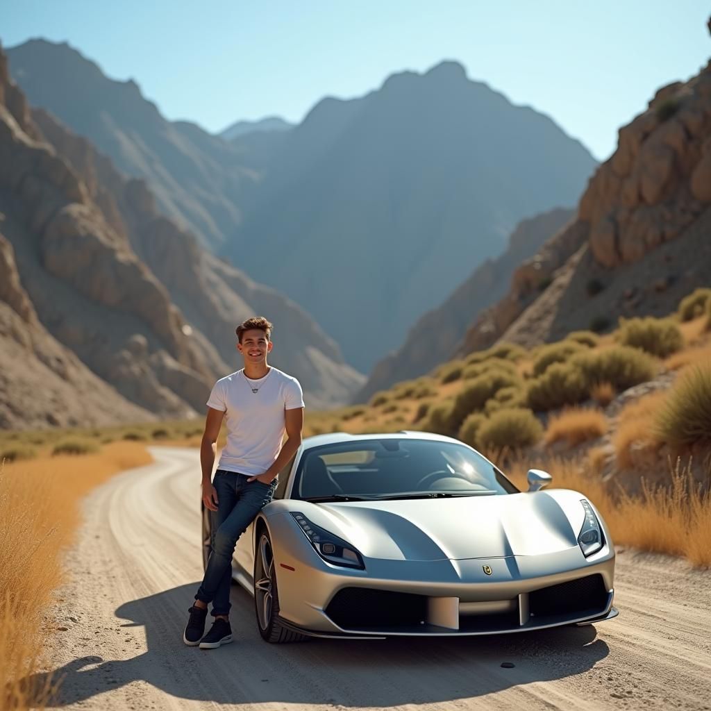 ( A hyper-realistic, highly-detailed, full-color vivid scene of a person in a ((tight outfit)) for a classic T-shirt and...