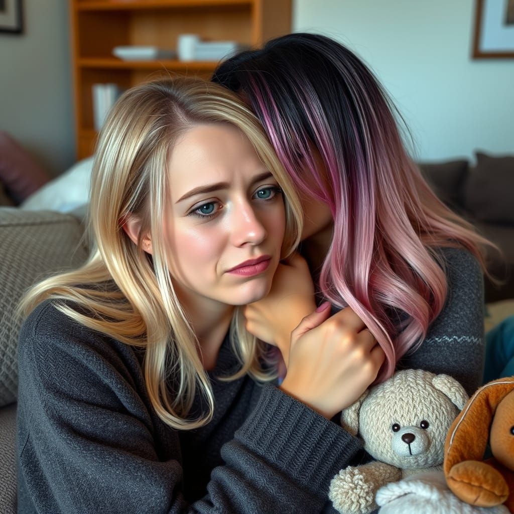 Intimate Portrait of Comfort in Photographic Style