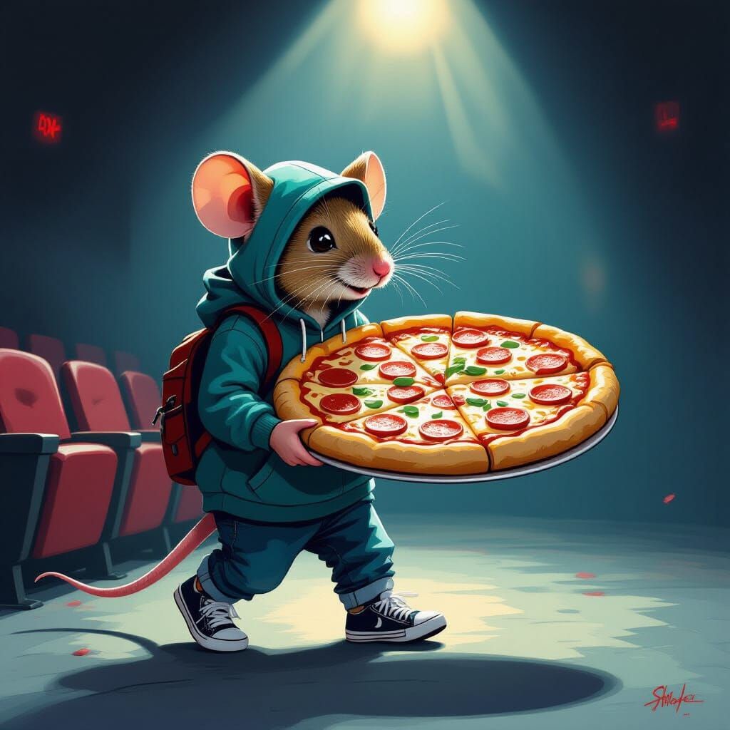 Mouse's Midnight Feast: Noir Cinema Adventure