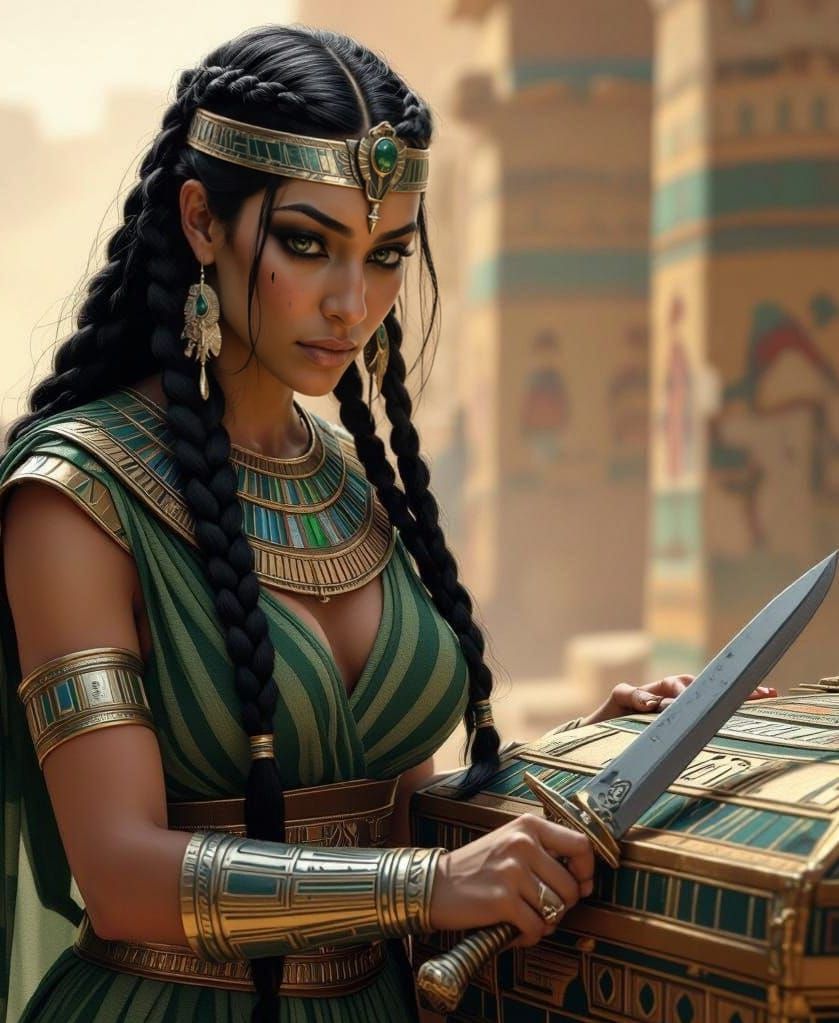 Egyptian Goddess Temtith Protects the Underworld