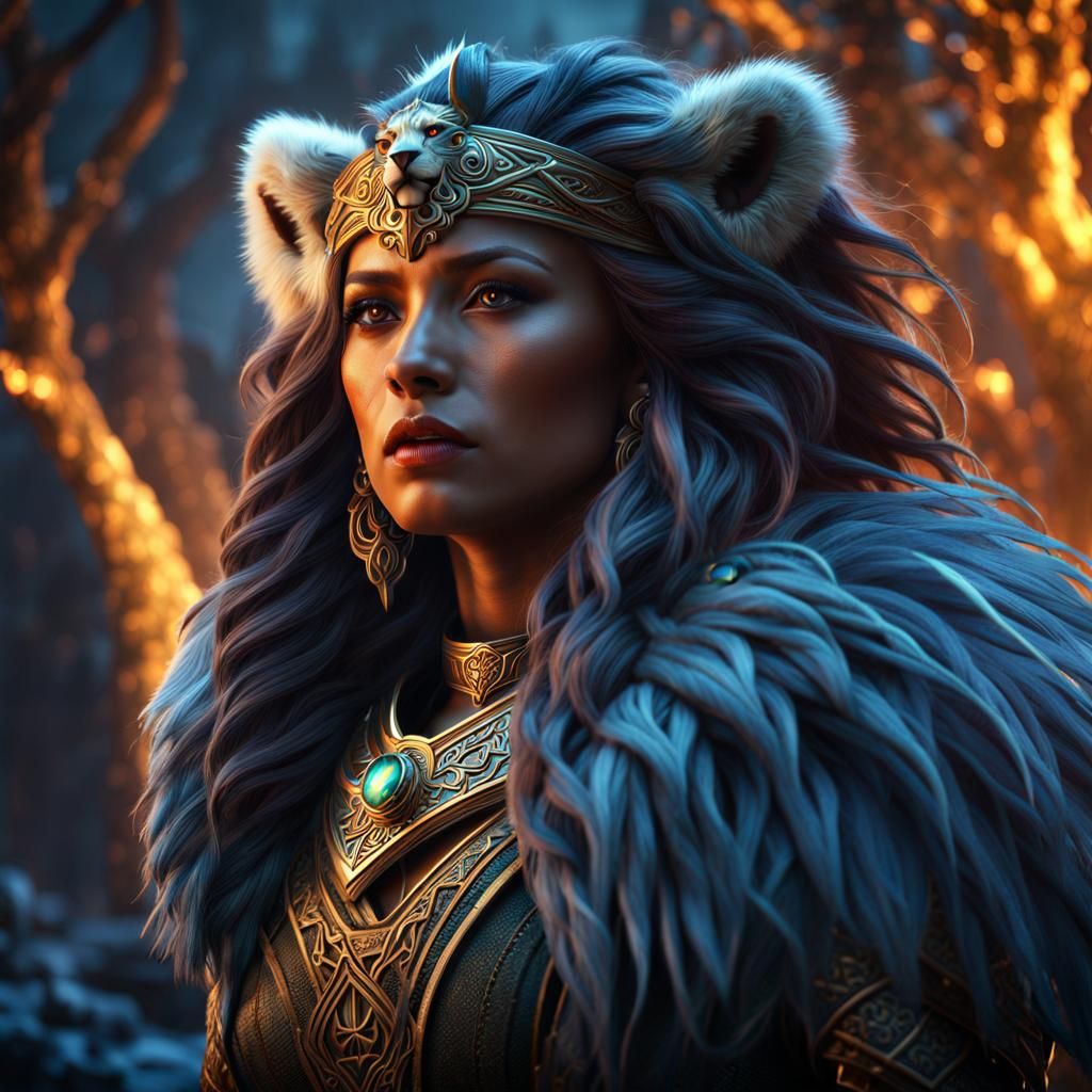 Goddess of Lions (Norse Mythology)