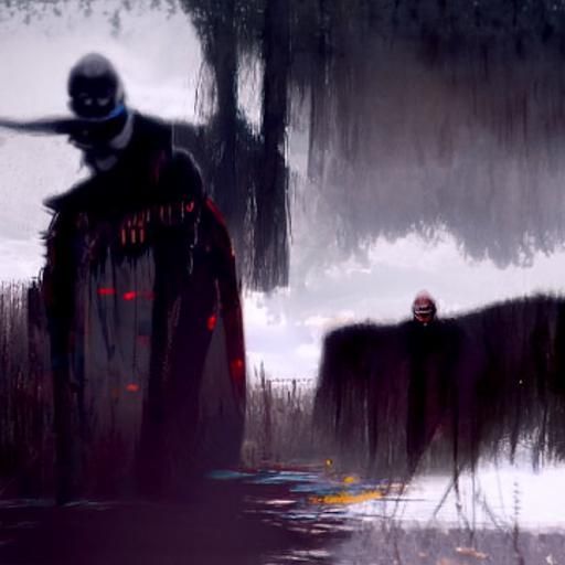 Sinister Figure in Style of Greg Rutkowski